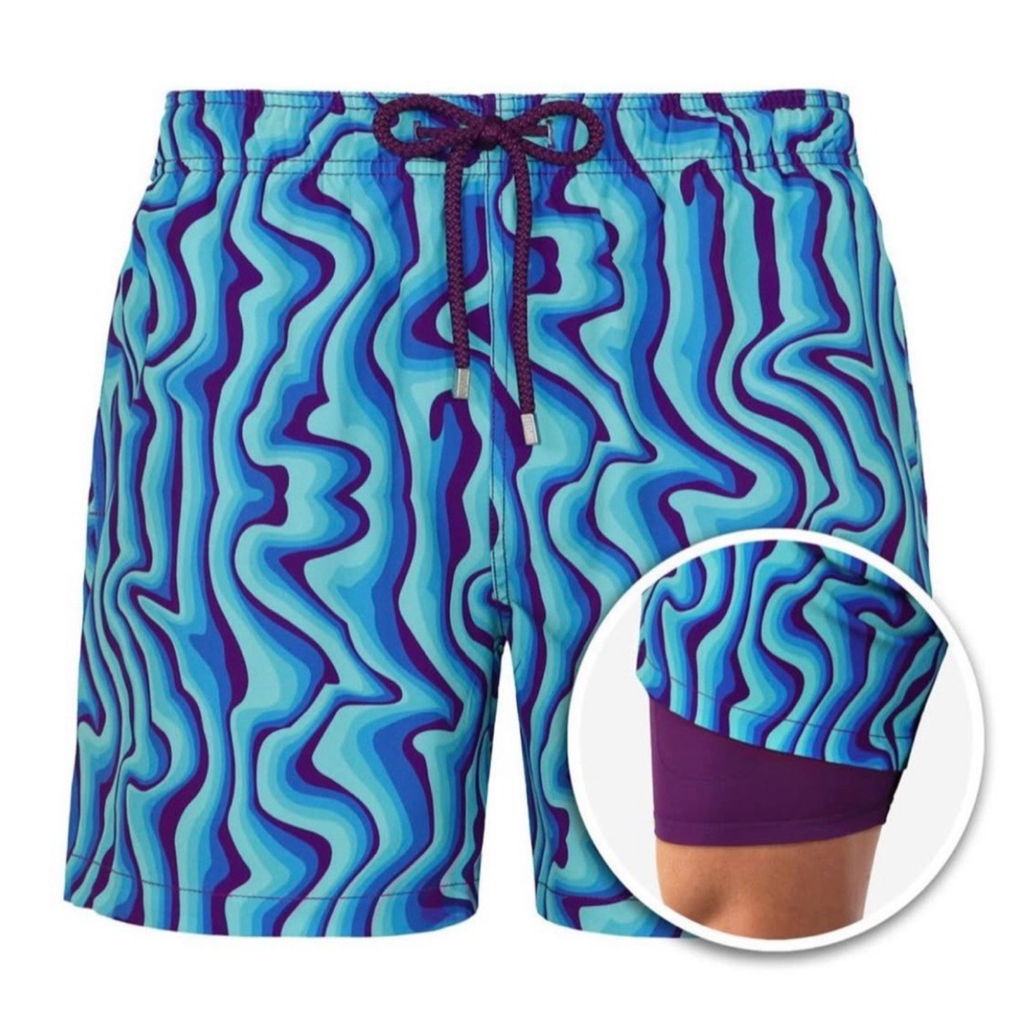 Blue Bells - Mid Length Hybrid Short