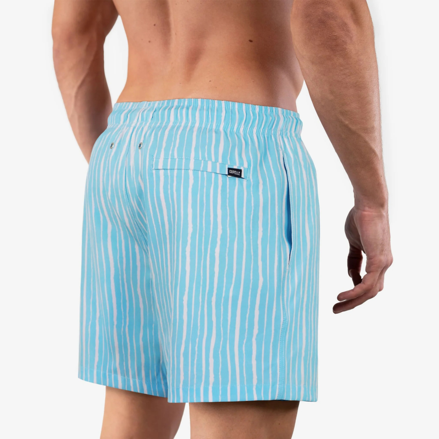 Blue Hamptons - Mid Length Hybrid Short