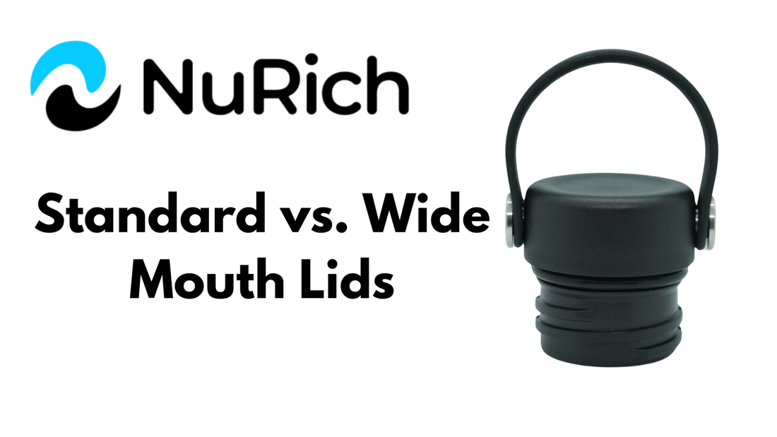Standard Mouth vs. Wide Mouth Water Bottle Lids: How to Choose the Right Replacement Cap
