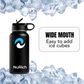 Sports Water Bottle - 32 Oz Insulated Stainless Steel Wide Mouth Gym Bottle with Straw Lid, Leak Proof Thermos for Mom, Women, Men & Kids