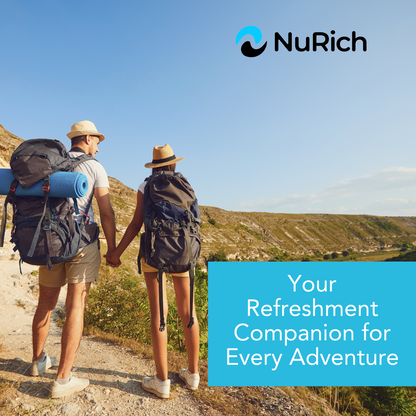 NuRich 32 oz Insulated Water Bottle with Straw Lid