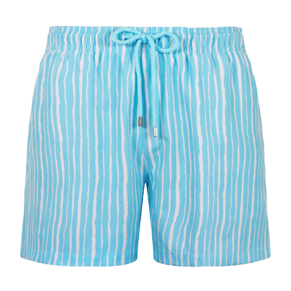 Blue Hamptons - Mid Length Hybrid Short