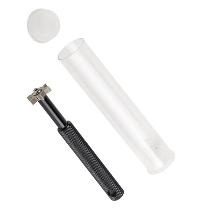 NuRich Golf Club Groove Sharpener Golf Accessory Tool Made for Re-Grooving Clubs, Irons, Pitching Wedge, Sand Wedges, Driver, Easily Attach to Golf Bag to Bring On Golf Courses