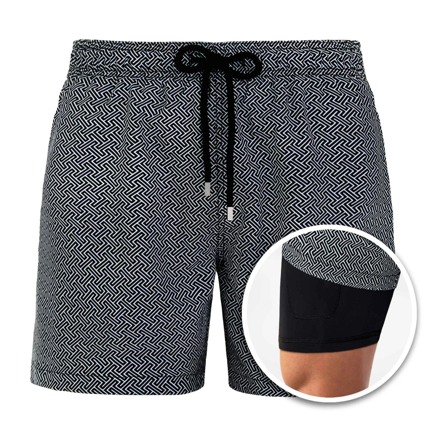 The Labyrinth - Mid Length Hybrid Short