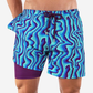 Blue Bells - Mid Length Hybrid Short