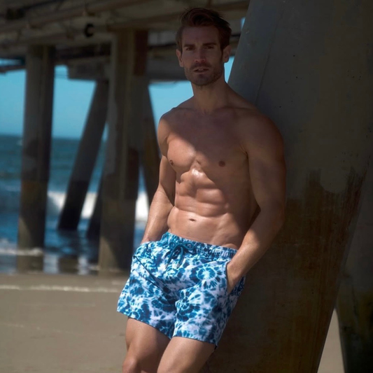 Blue Trip - Mid Length Hybrid Short
