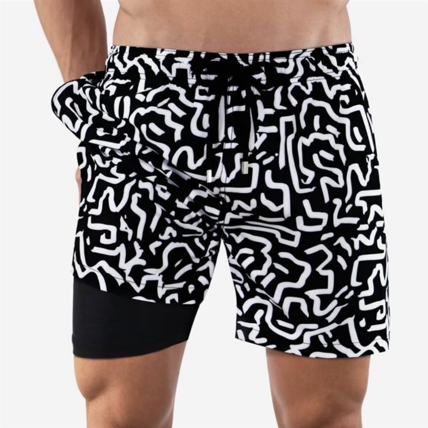 Wynwood Walls - Mid Length Hybrid Short