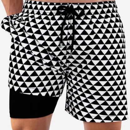 Louvre - Mid - Length Hybrid Short