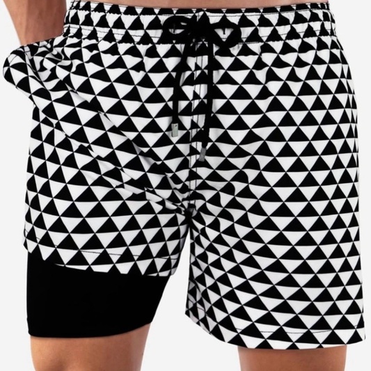 Louvre - Mid - Length Hybrid Short