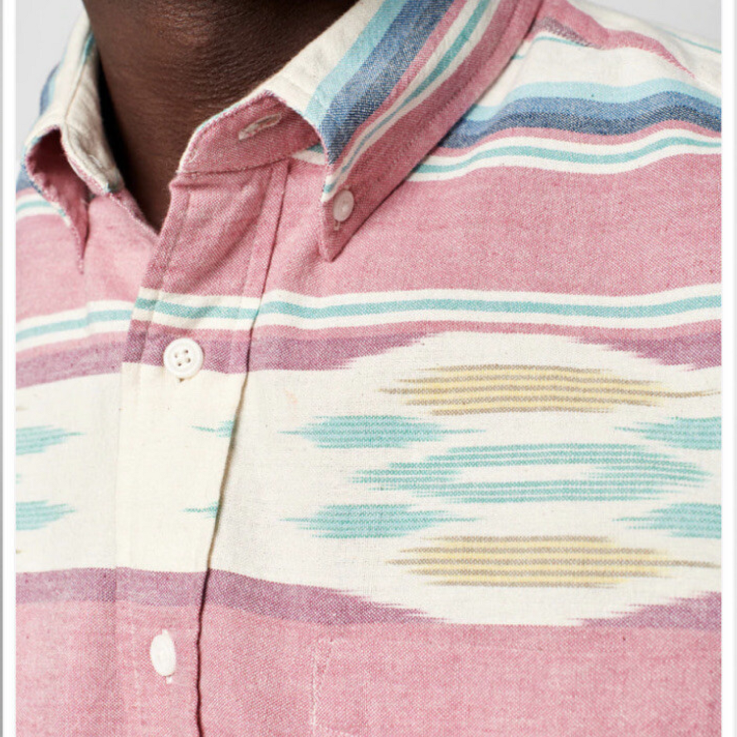 SS Coast Shirt RSK-RED Summer Ikat