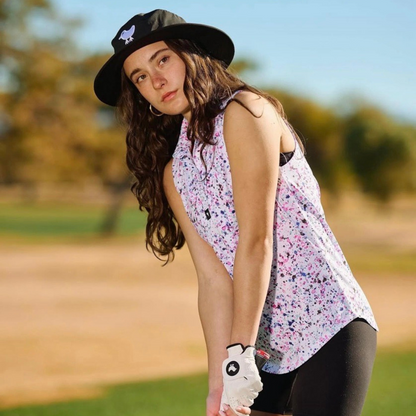 Female - Golf Polo - Paint Splatter 3