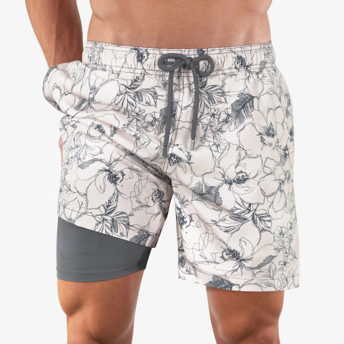 Secret Garden - Mid Length Hybrid Short
