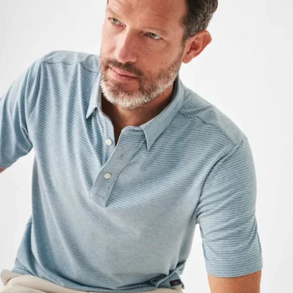 SS Movement Polo TDR-TIDAL Reef Stripe