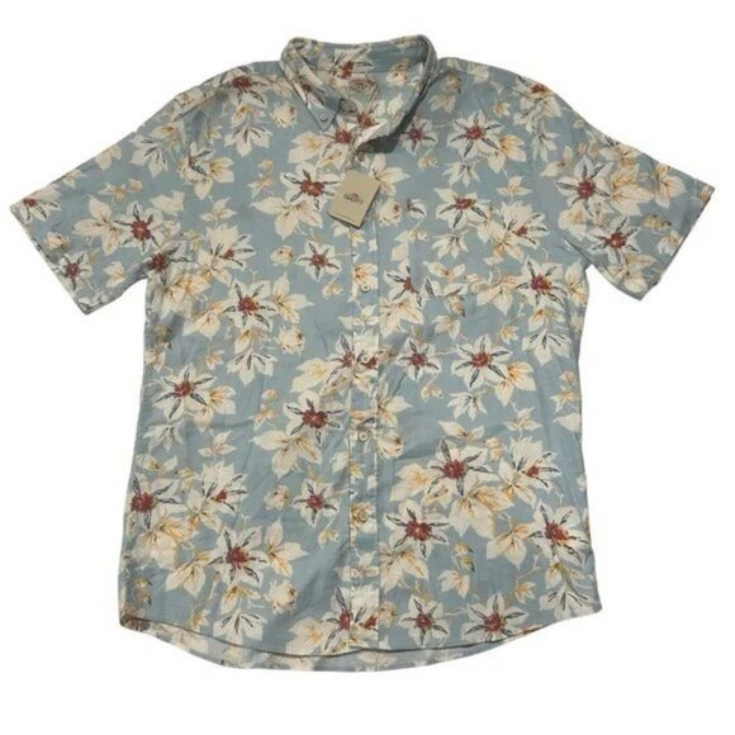 SS Breeze Shirt BSF-Blue Sky Floral