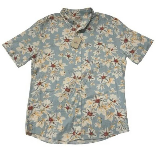 SS Breeze Shirt BSF-Blue Sky Floral