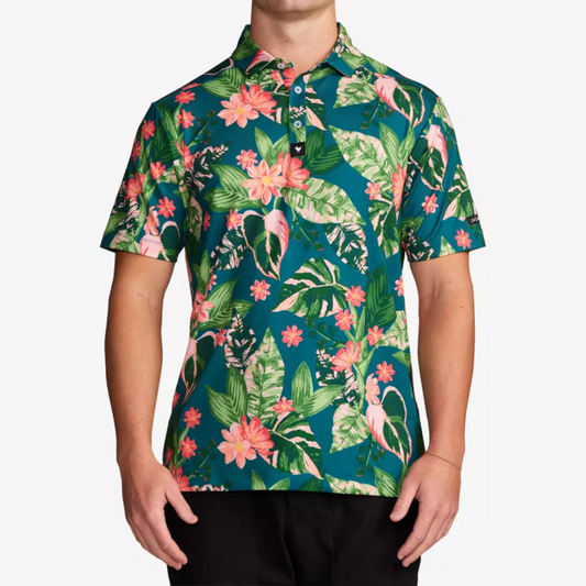 Bad Botanist Men's Short Sleeve Golf Polo Shirt