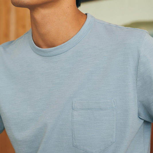 Sunwashed Pocket Tee BBZ-Blue Breeze