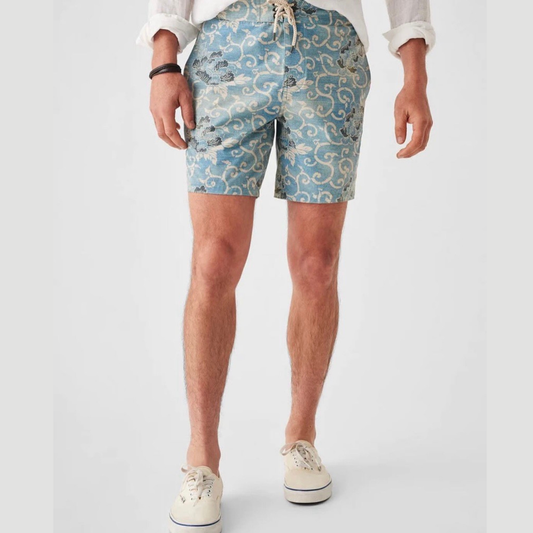 Classic Boardshort 7" IBO-Indigo BLSSM BTIK PRT