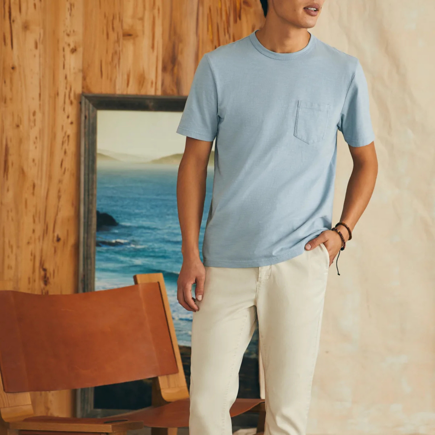 Sunwashed Pocket Tee BBZ-Blue Breeze