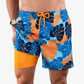 Blue Jungle - Mid Length Hybrid Short