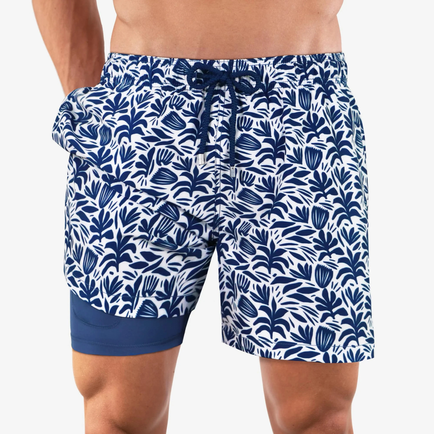 Sonoma Blue - Mid Length Hybrid Short
