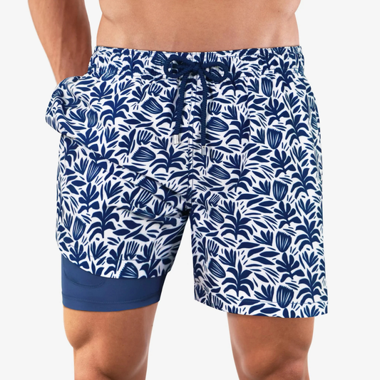 Sonoma Blue - Mid Length Hybrid Short