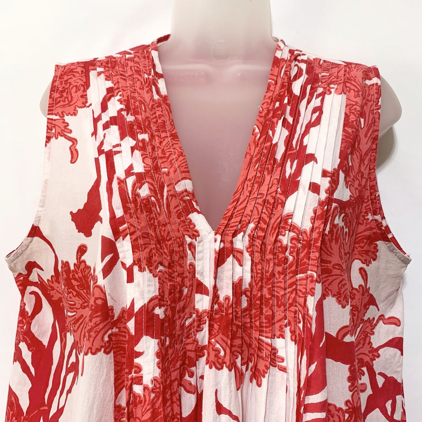 Felice Pintuck Dress in Red