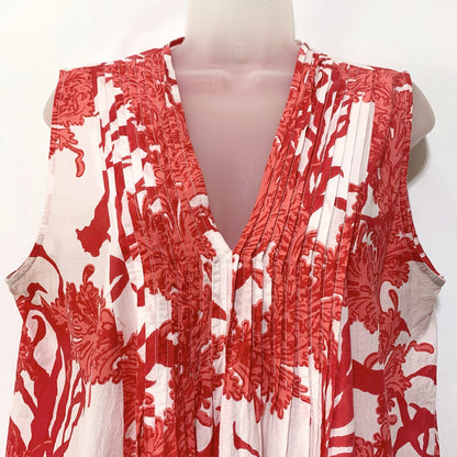 Felice Pintuck Dress in Red