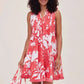 Felice Pintuck Dress in Red