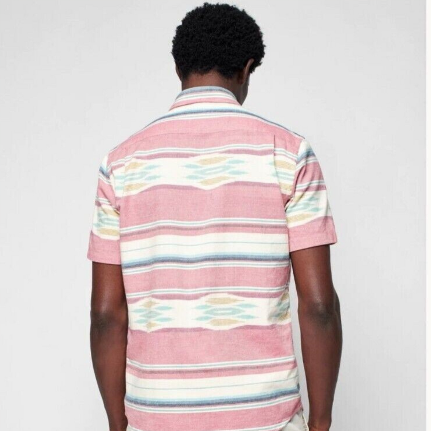 SS Coast Shirt RSK-RED Summer Ikat