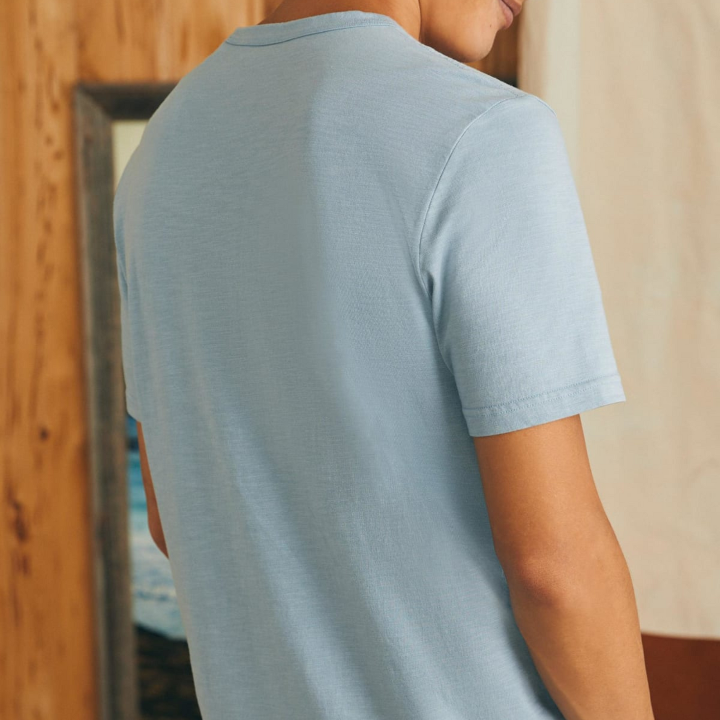 Sunwashed Pocket Tee BBZ-Blue Breeze
