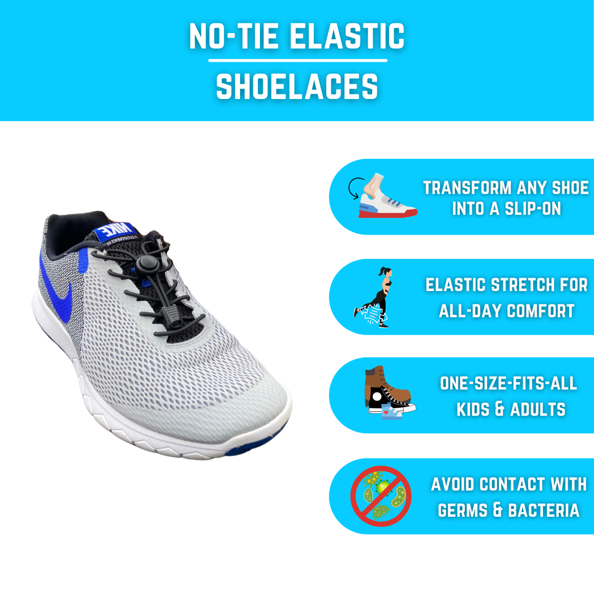 Nike free rn sales shoelaces