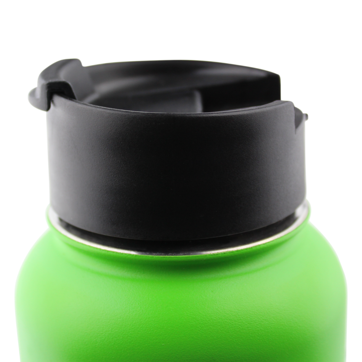 Frogued 400/500ml Straw Drinking Cup Large-capacity Wide Mouth Lid Plastic  Flash Powder Shiny Water Bottle for School (Dark Green,L)